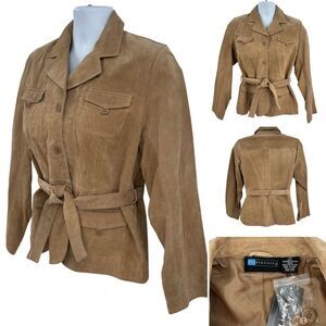 Relativity Genuine Leather Suede Jacket Sz. XL NWT